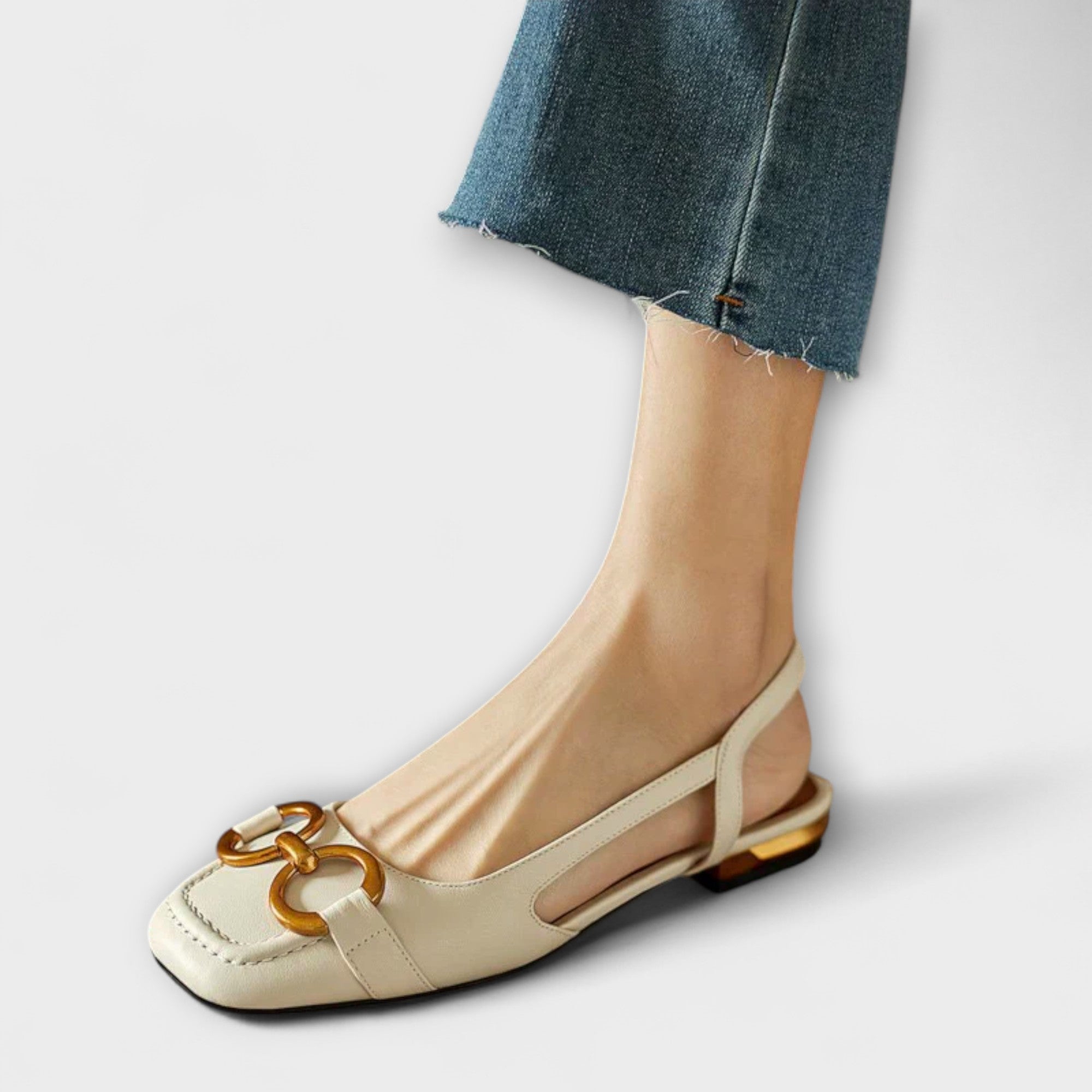 Sandal with Buckle Strap