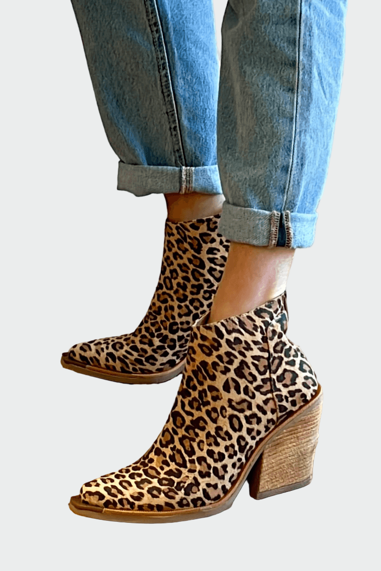 Cowboy Ankle Boot with Pointed Toe