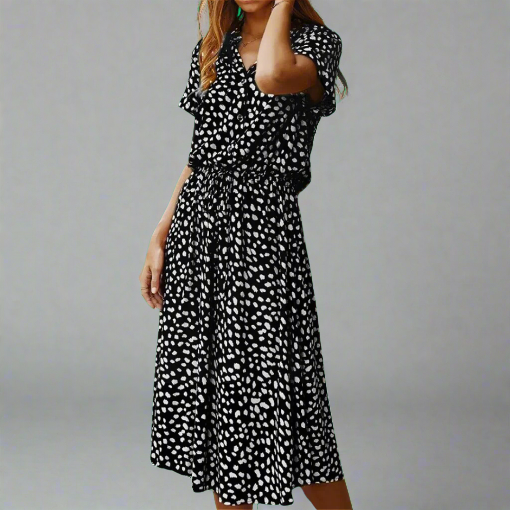 Summer Dress Made from Fine Fabric