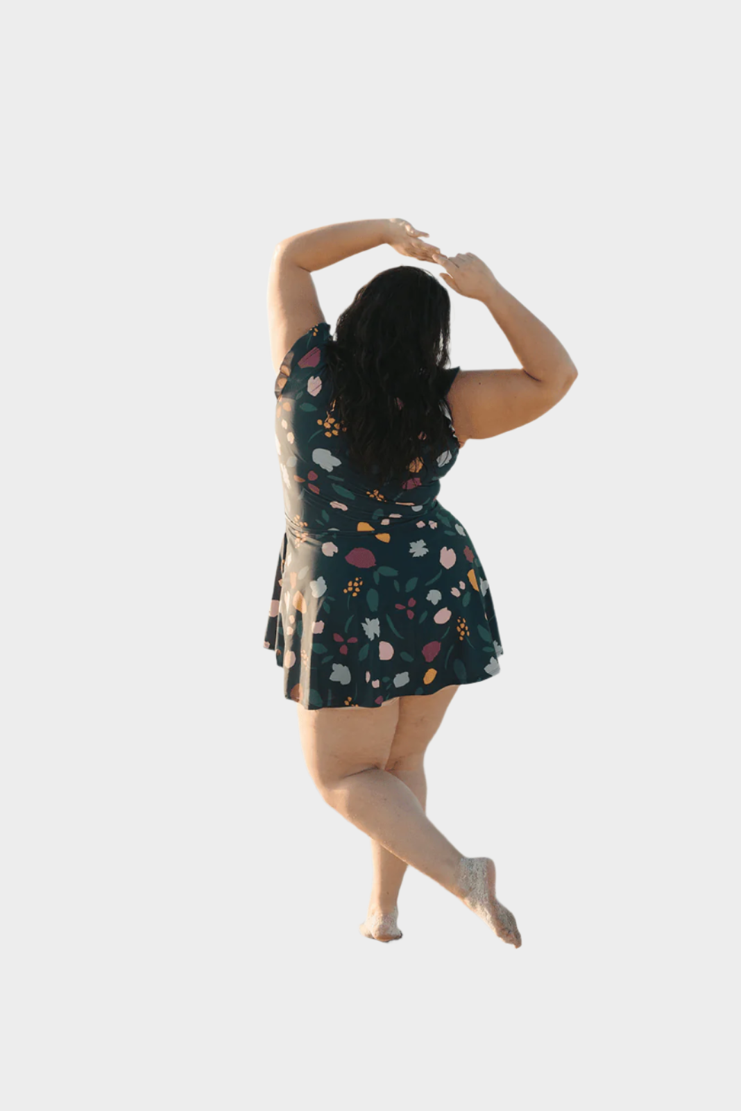 Swimwear with Ruffles and Bust Support