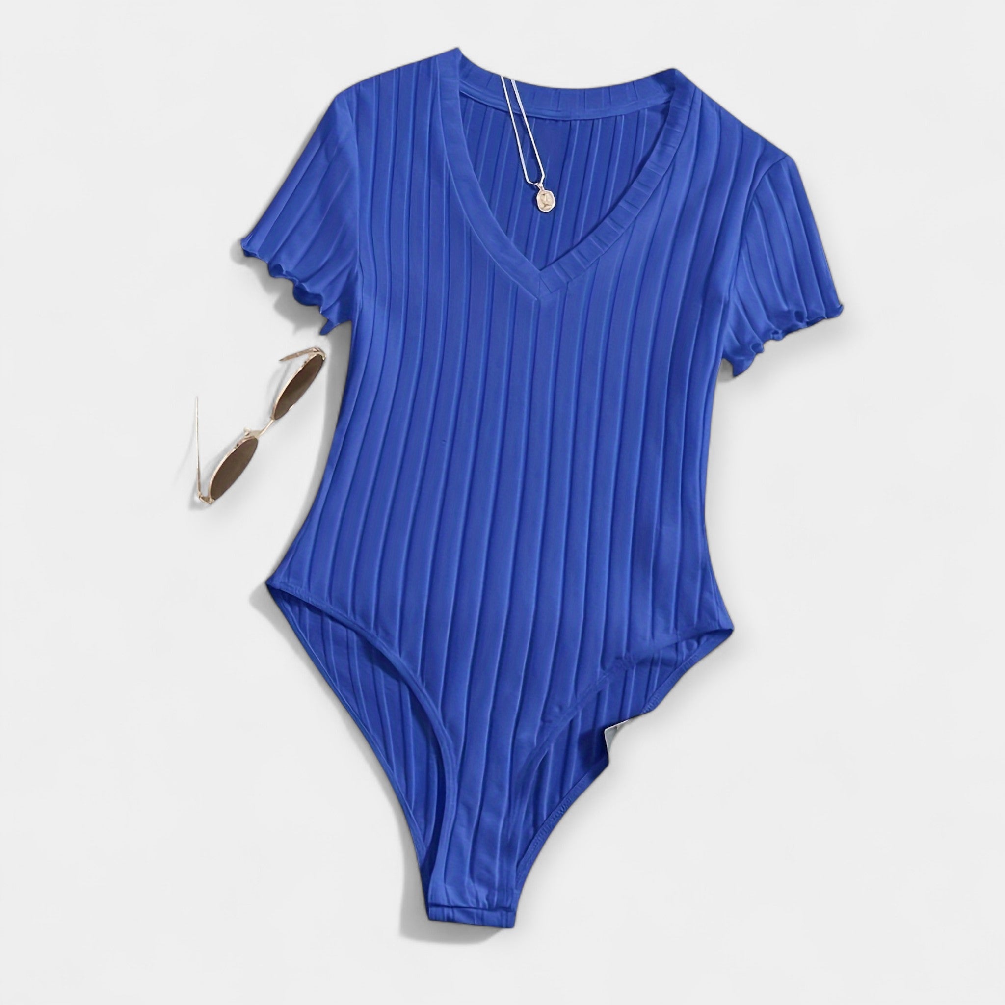 Bodysuit with Pipe Details