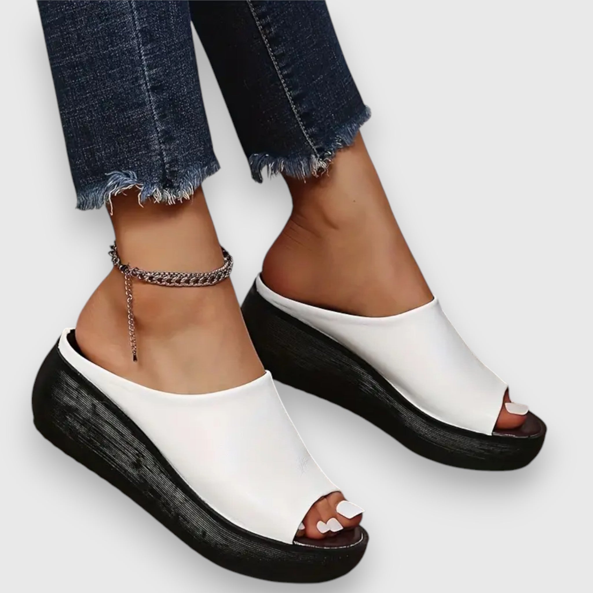 Sandals with Soft Texture