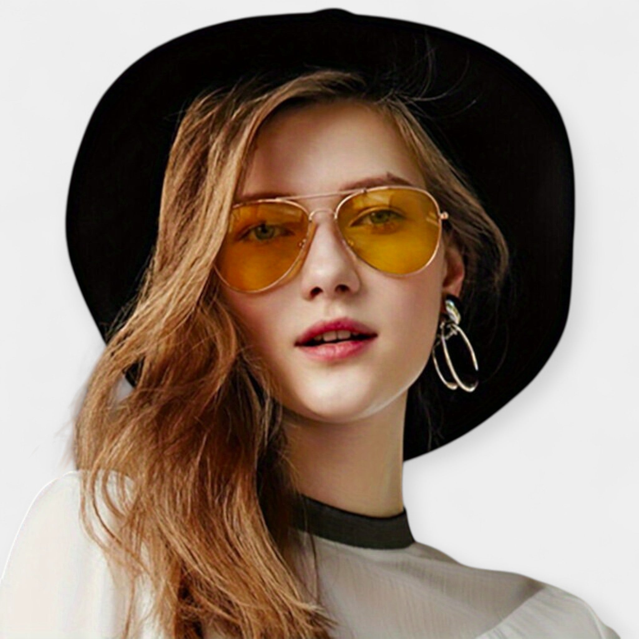 Retro Mirror Glasses