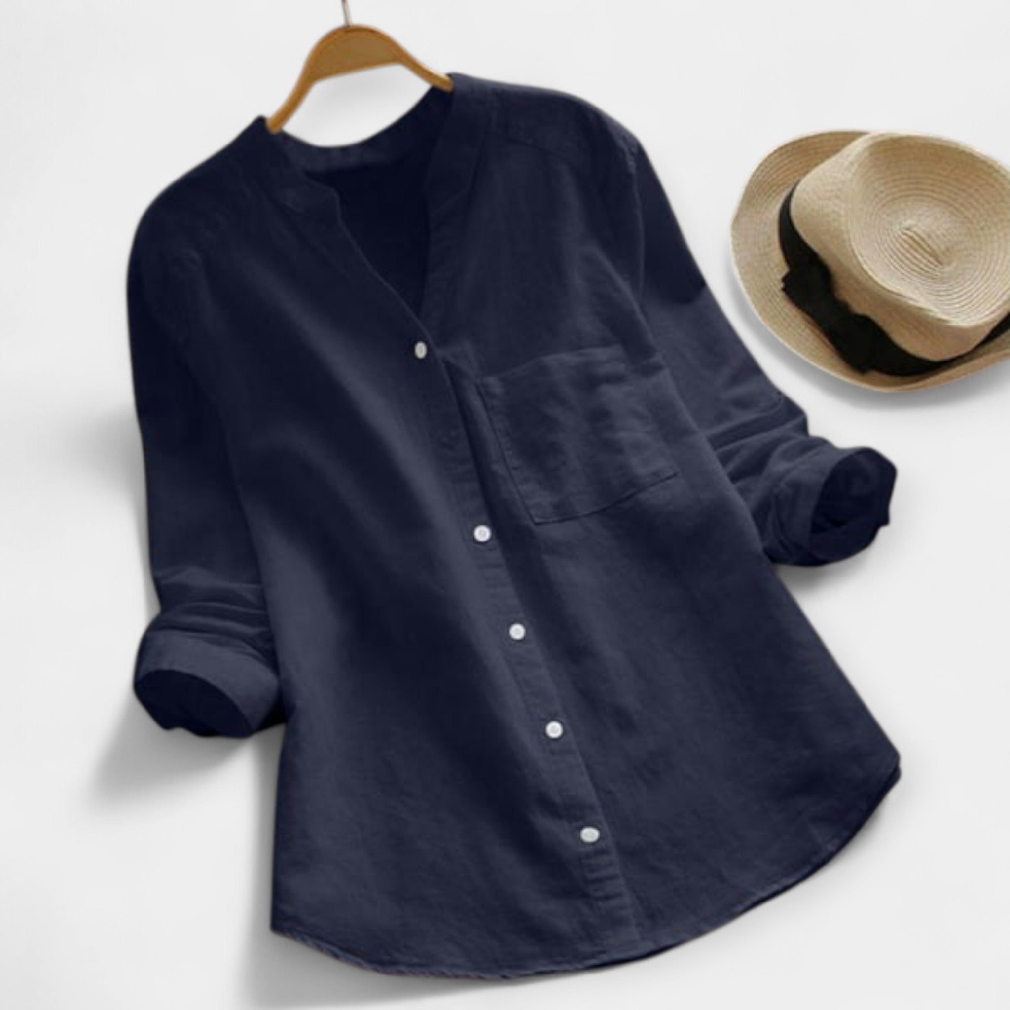 Comfortable Linen and Cotton Shirt