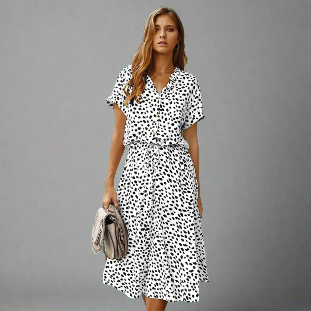 Summer Dress Made from Fine Fabric