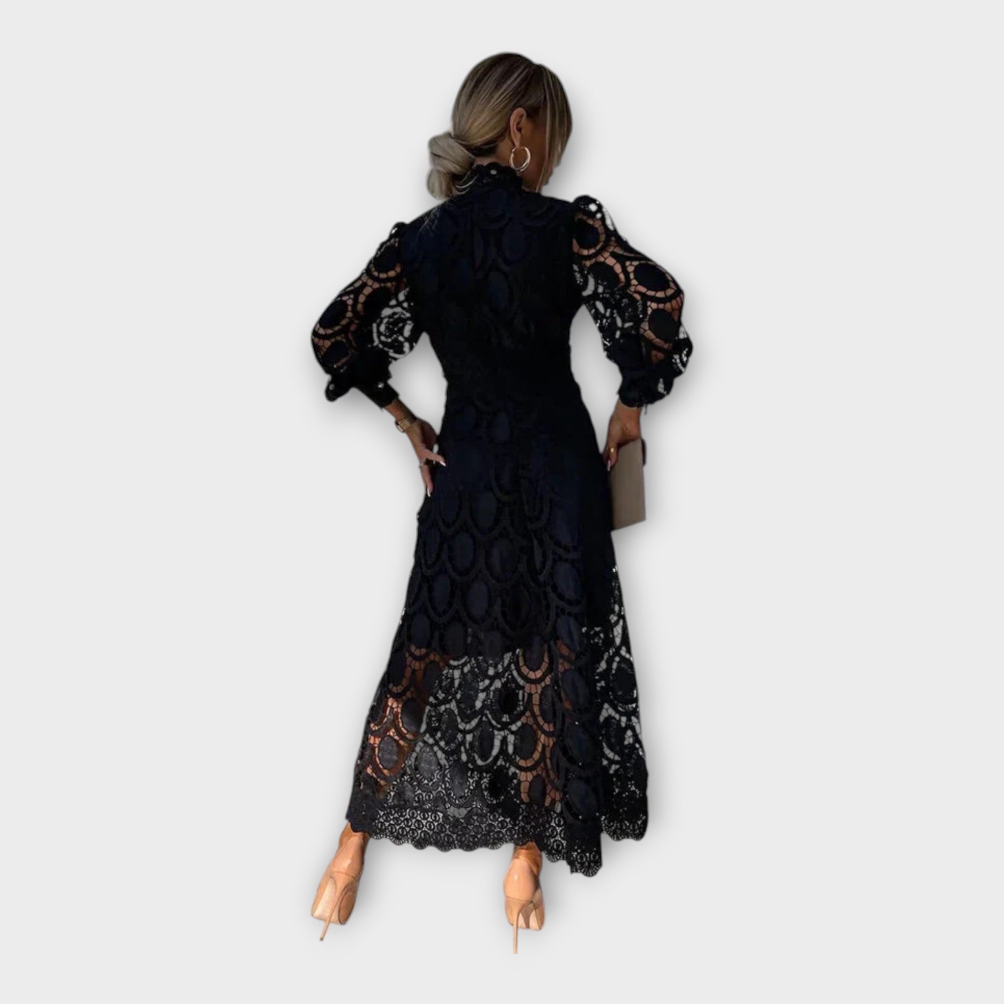 Refined Lace Dress with Elegant Design