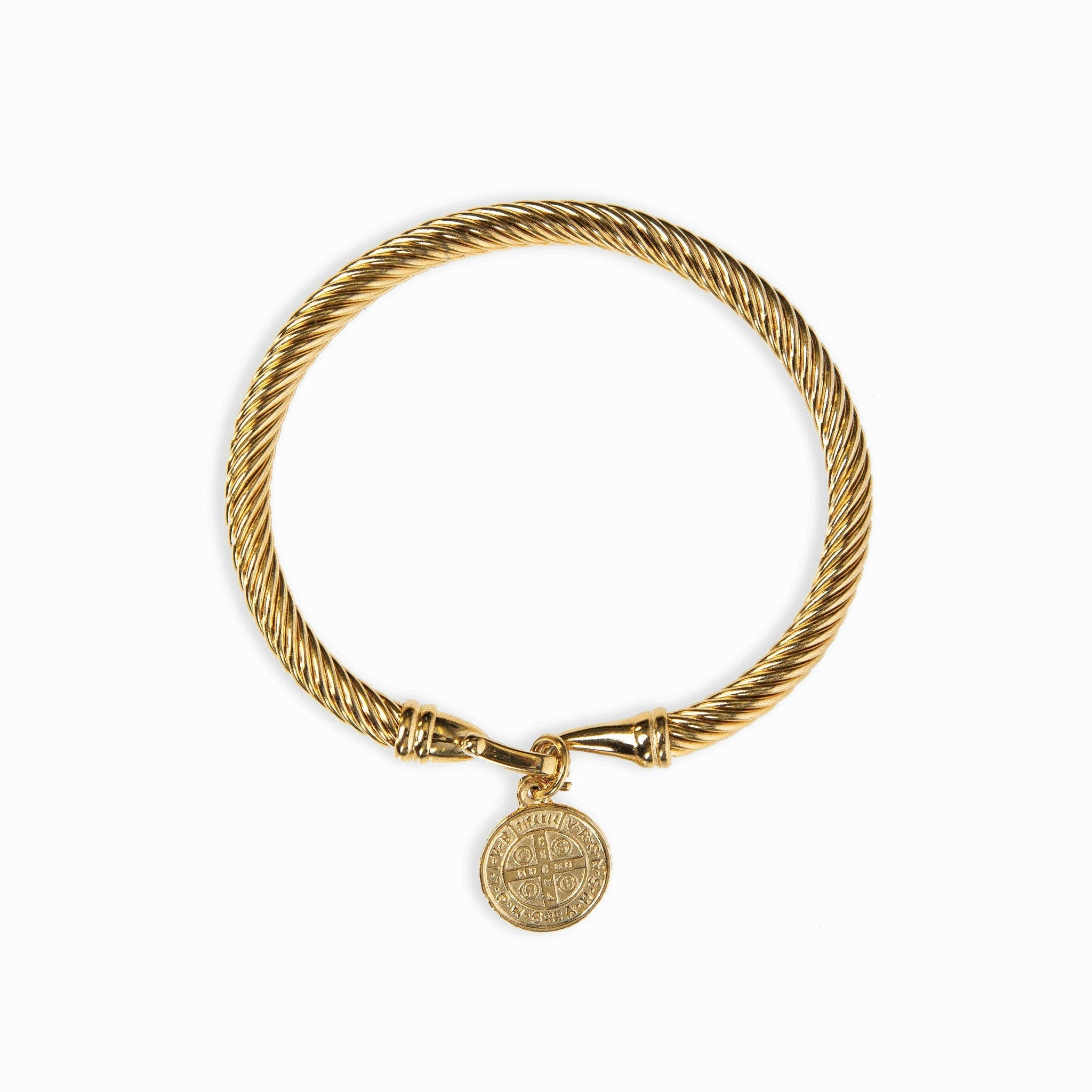 Gold Bracelet with Coin Design