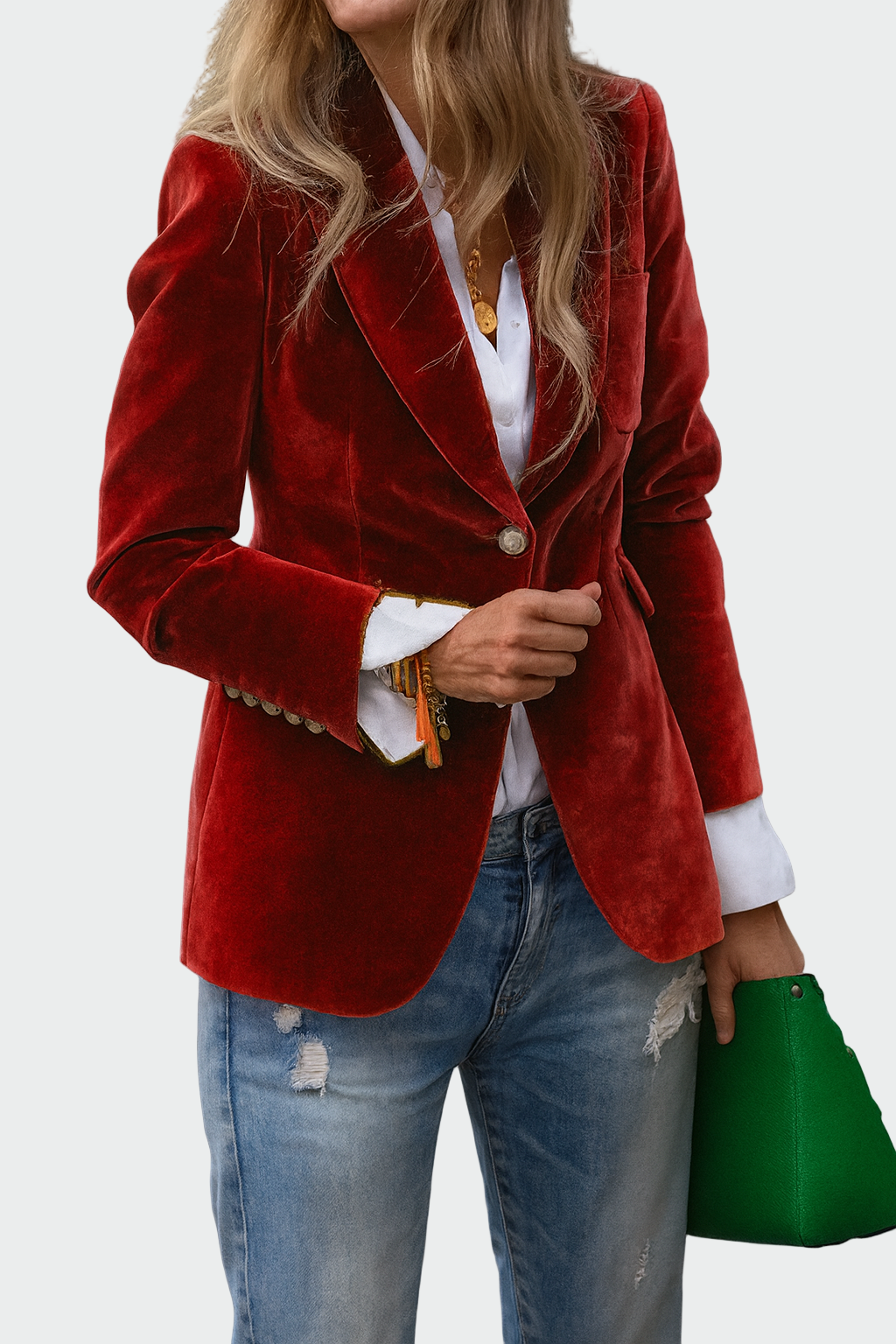 Jacket in a luxurious line