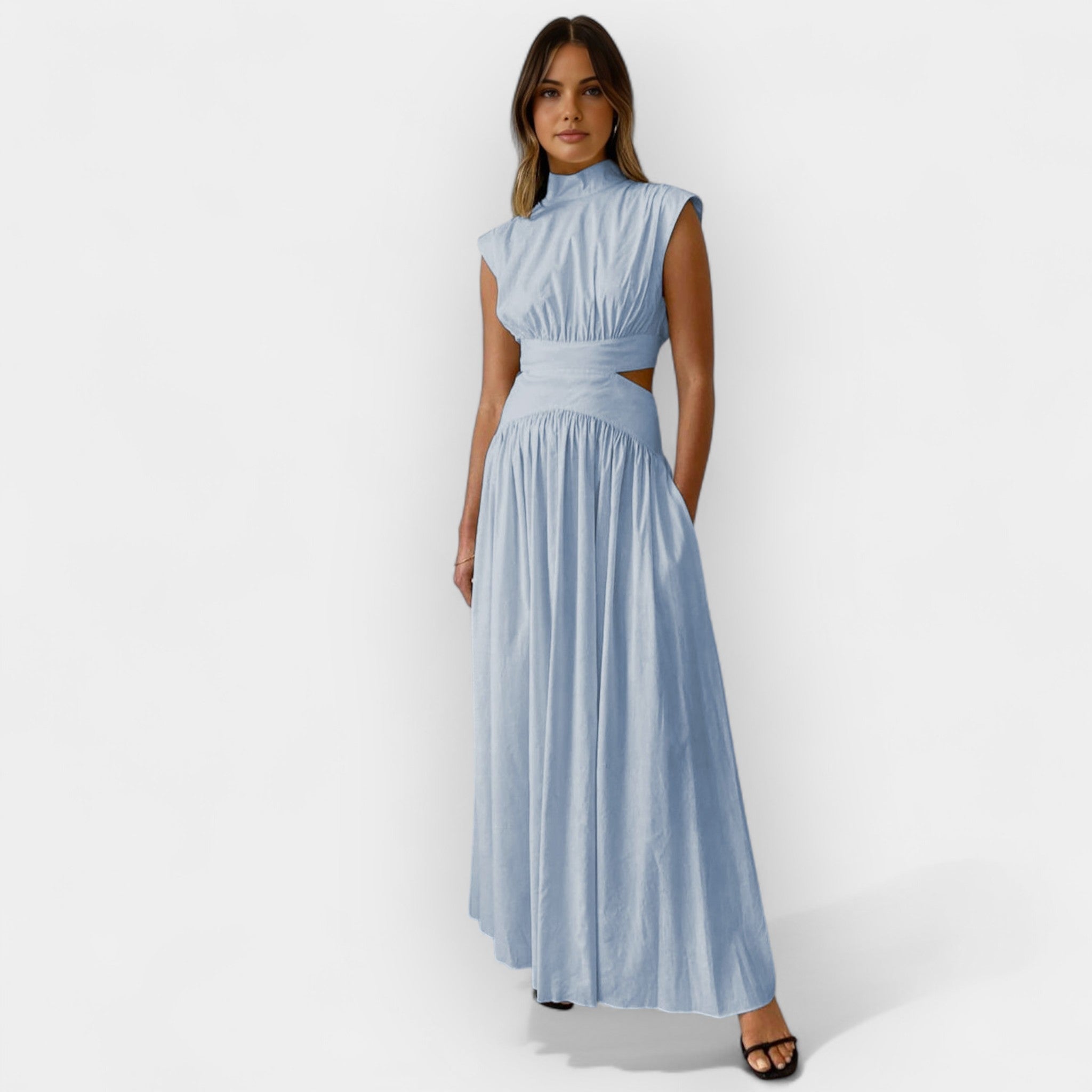 Stylish Dress with Cut-Outs