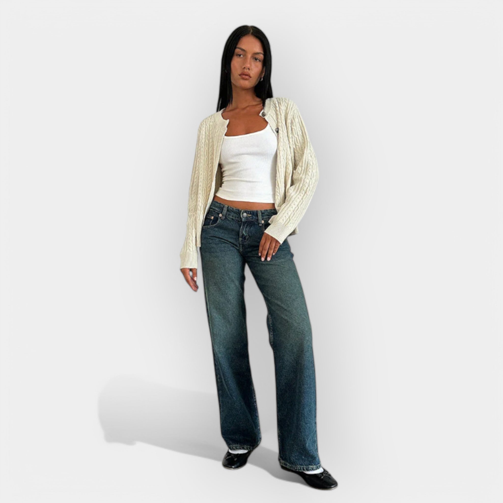 Low-rise Jeans