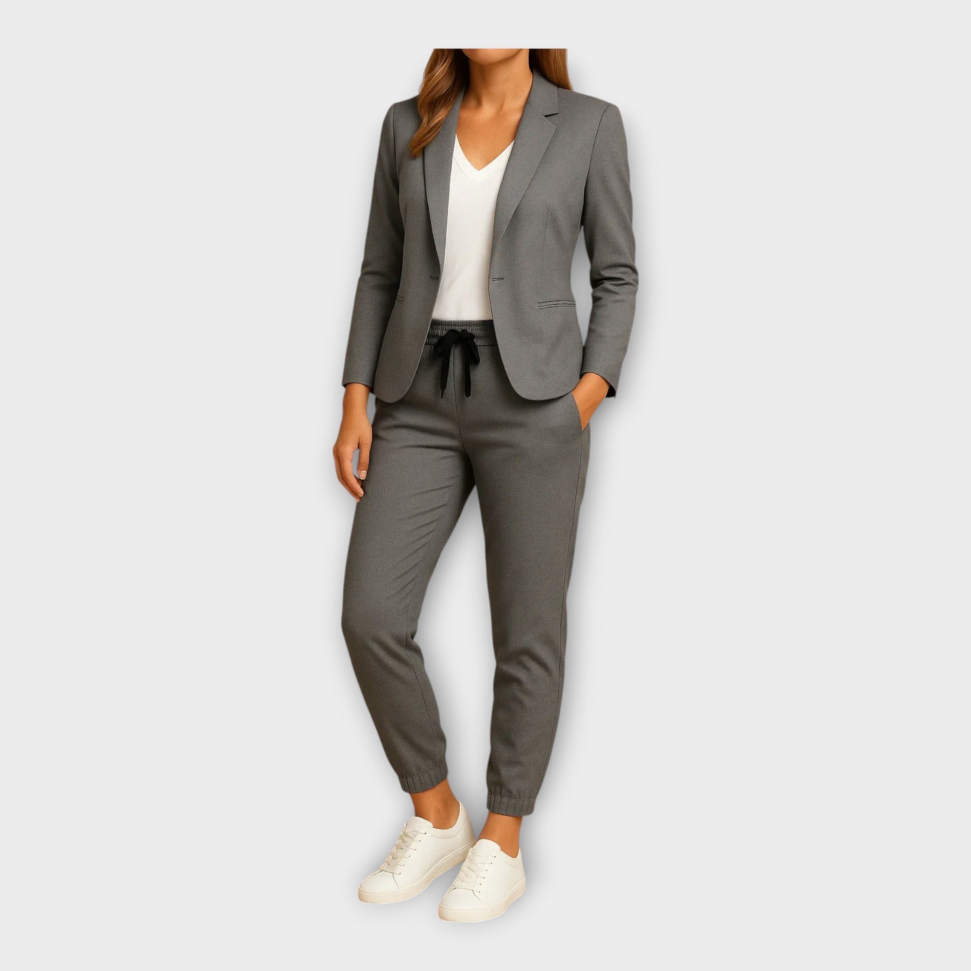 Women's Suit with Blazer and Jogger Trousers