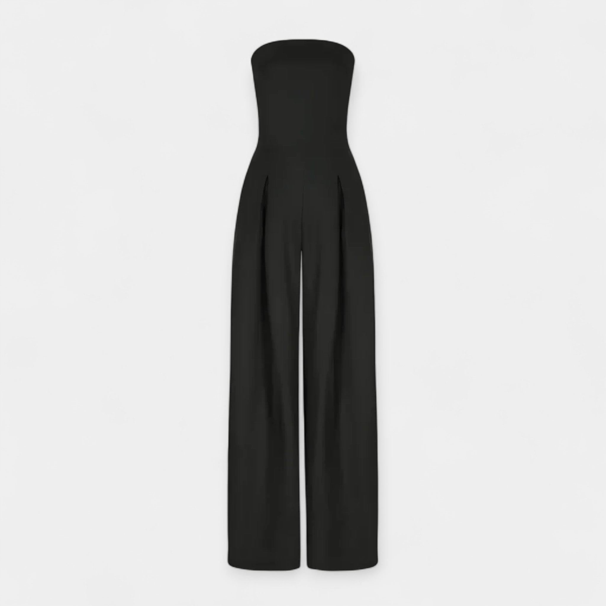 Full-Length Strapless Corset Jumpsuit