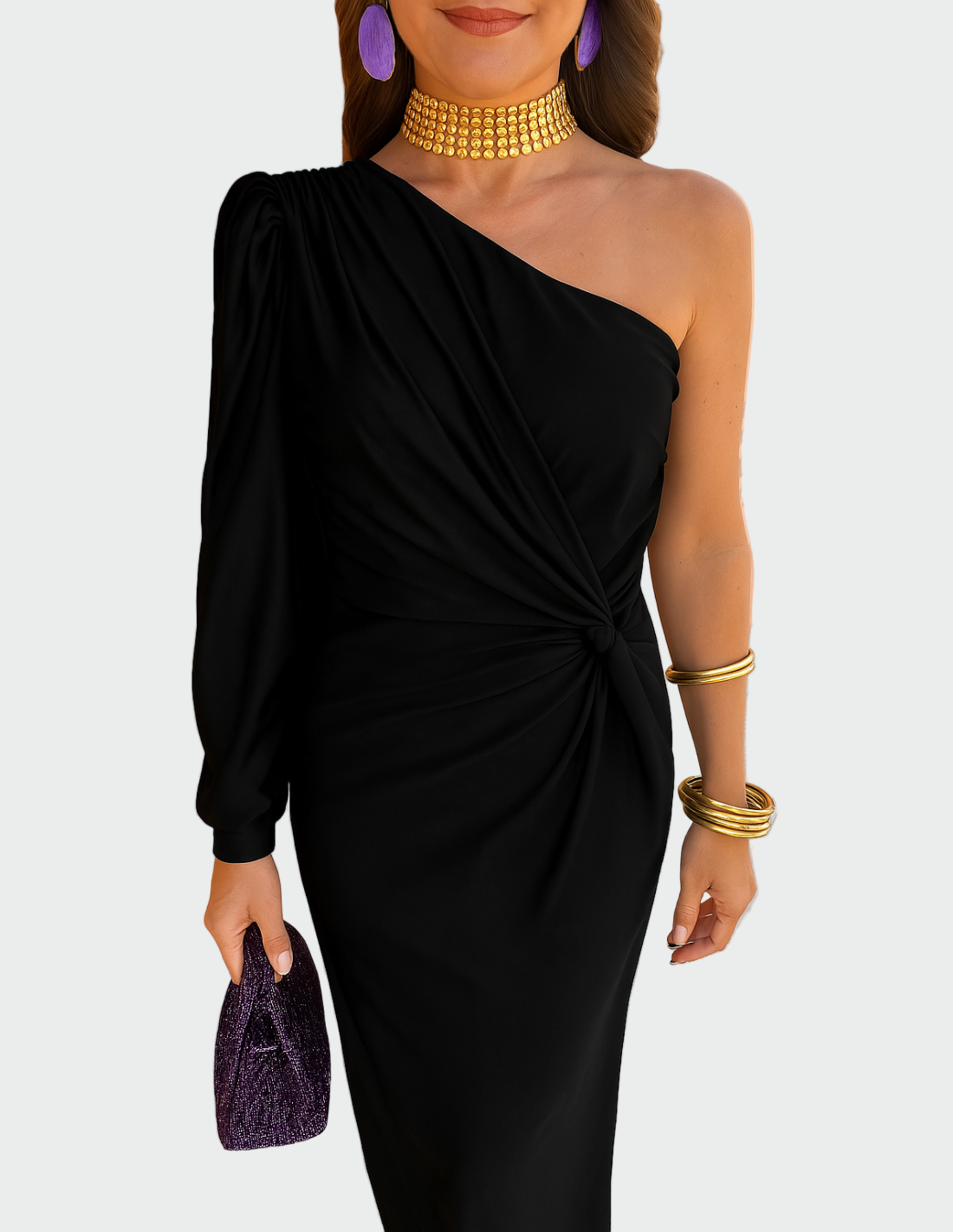 Elegant Black Summer Dress