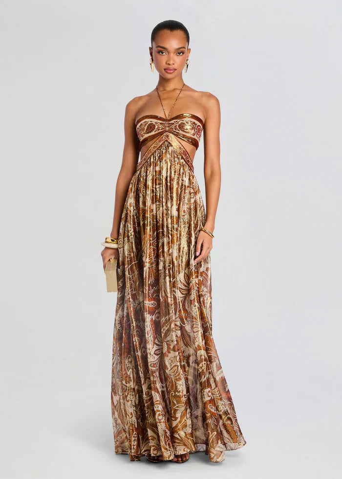 Maxi Dress Golden Aura