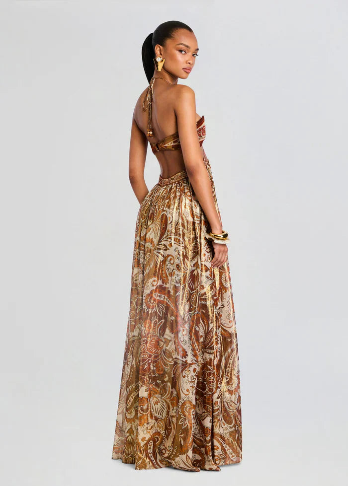 Maxi Dress Golden Aura