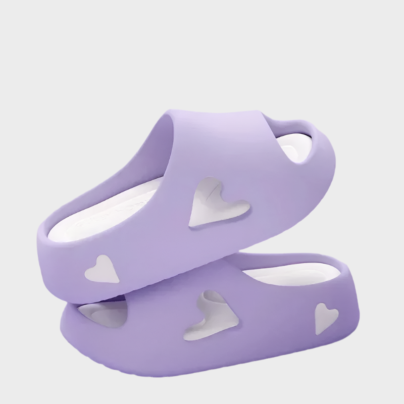 Heart-Shaped Playful Flip-Flops