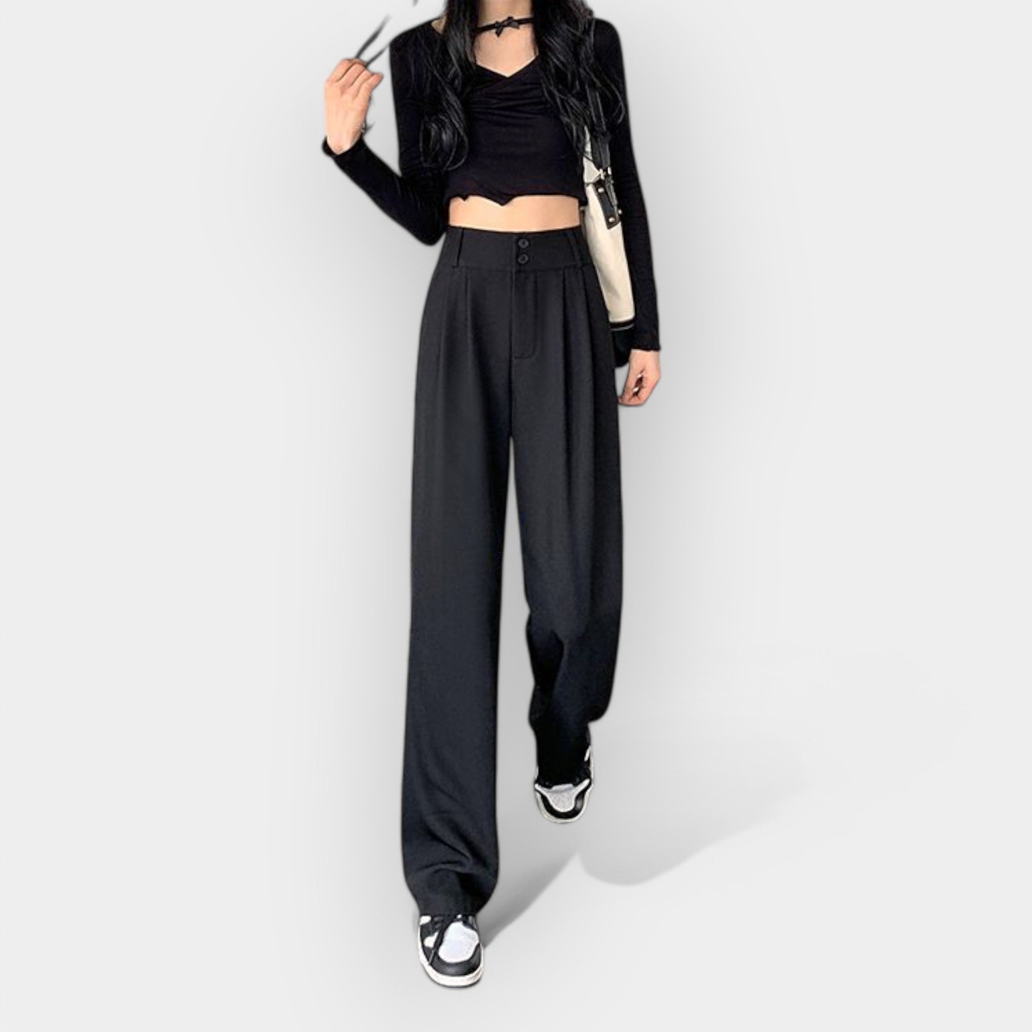 Wide Trousers in Korean Style
