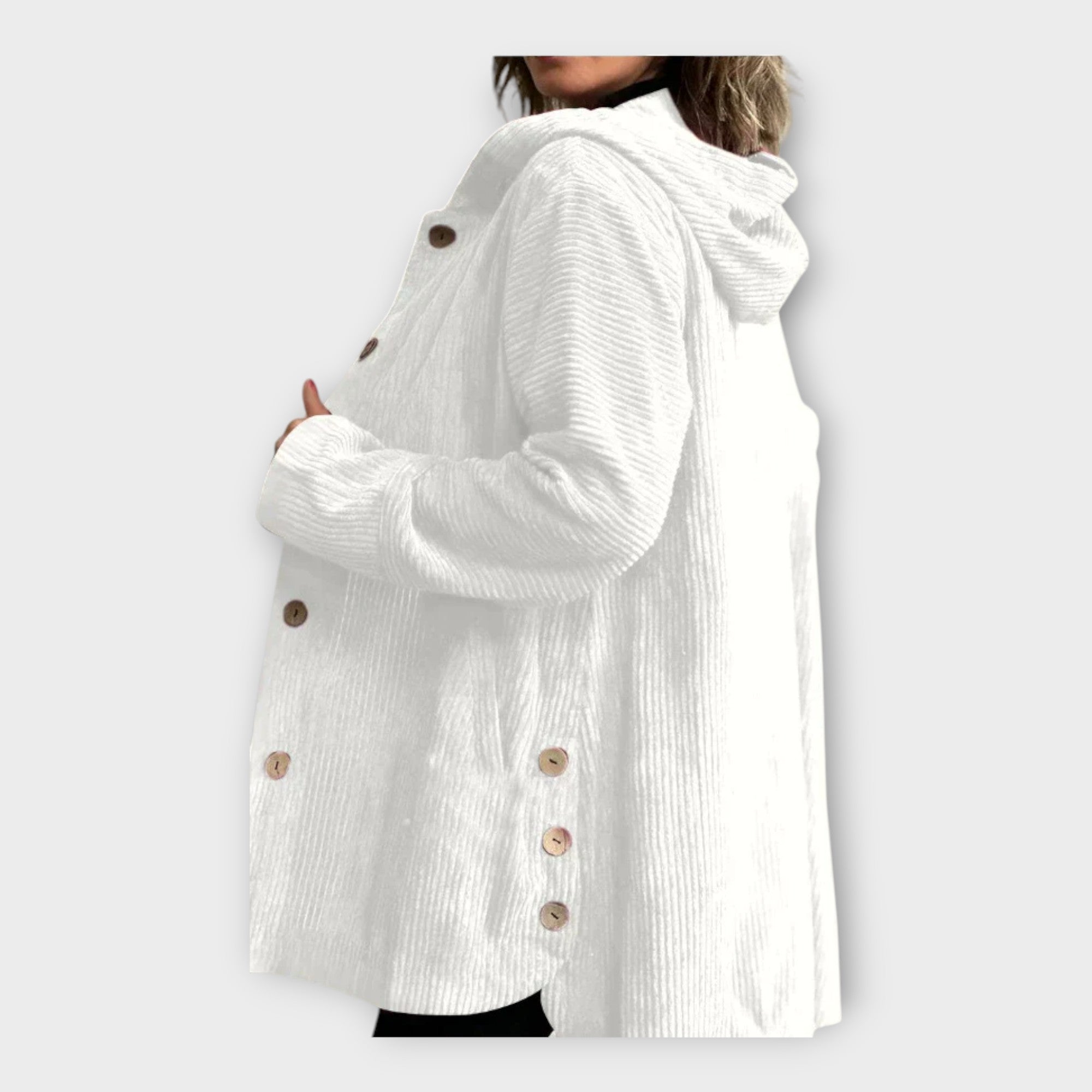 Long Everyday Coat with Hood