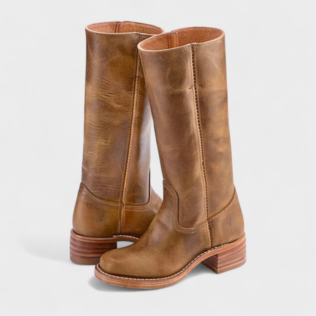 Classic Riding Boots with High Line