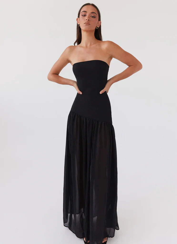 Endina | Maxi Strapless Dress