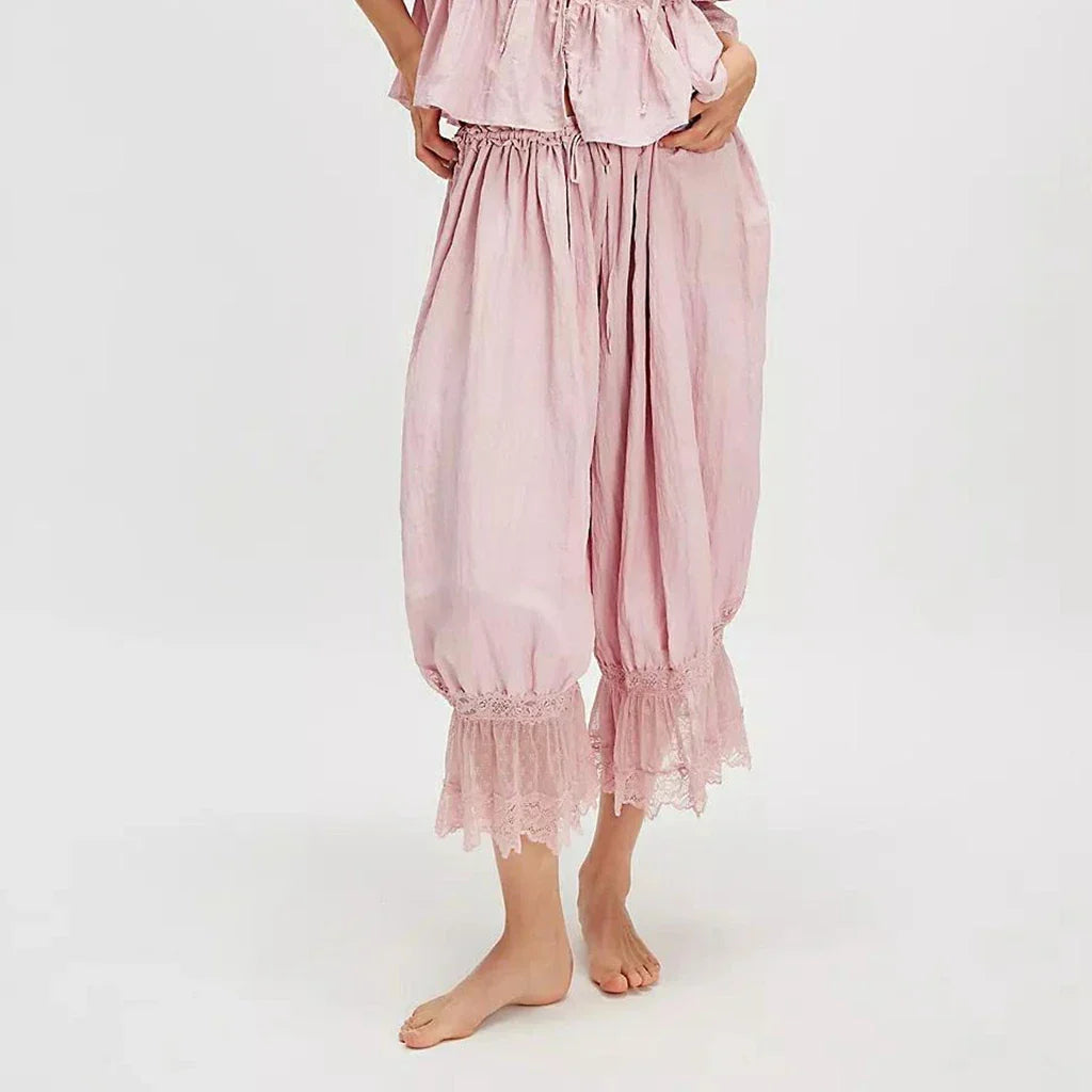 Boho Trousers with Lace