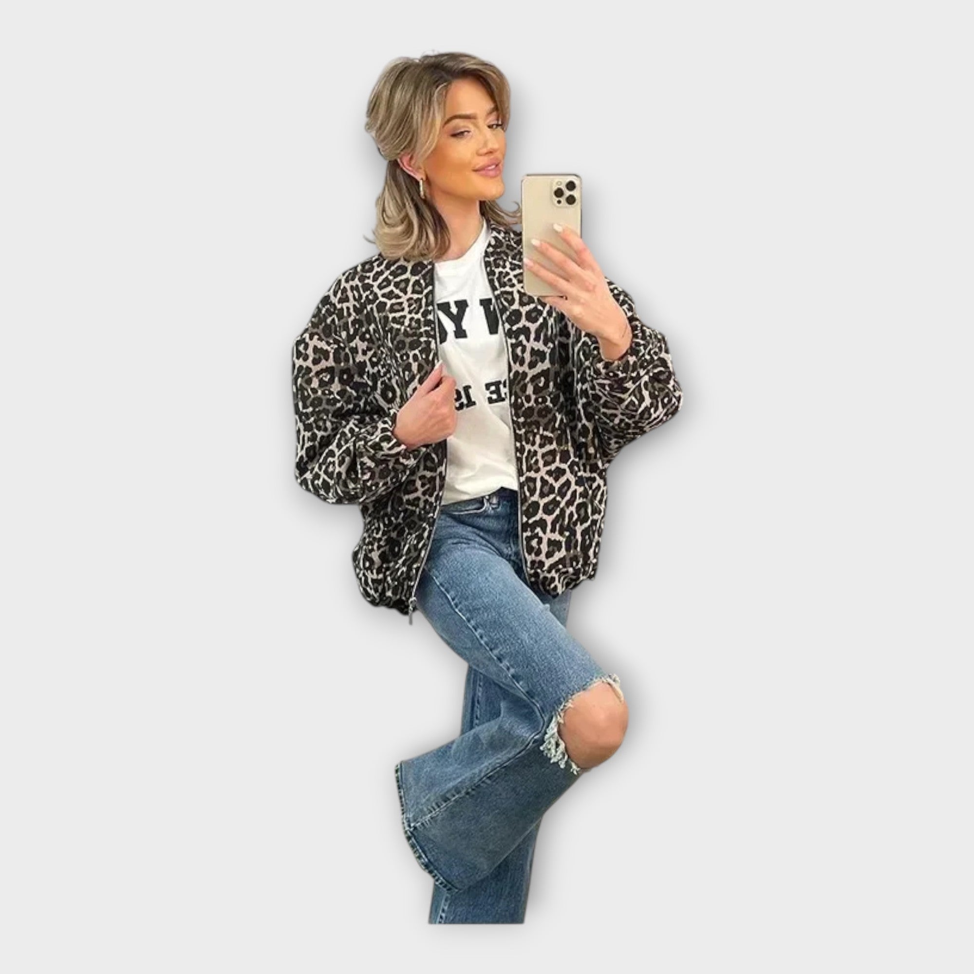 Elegant Blazer with Pattern