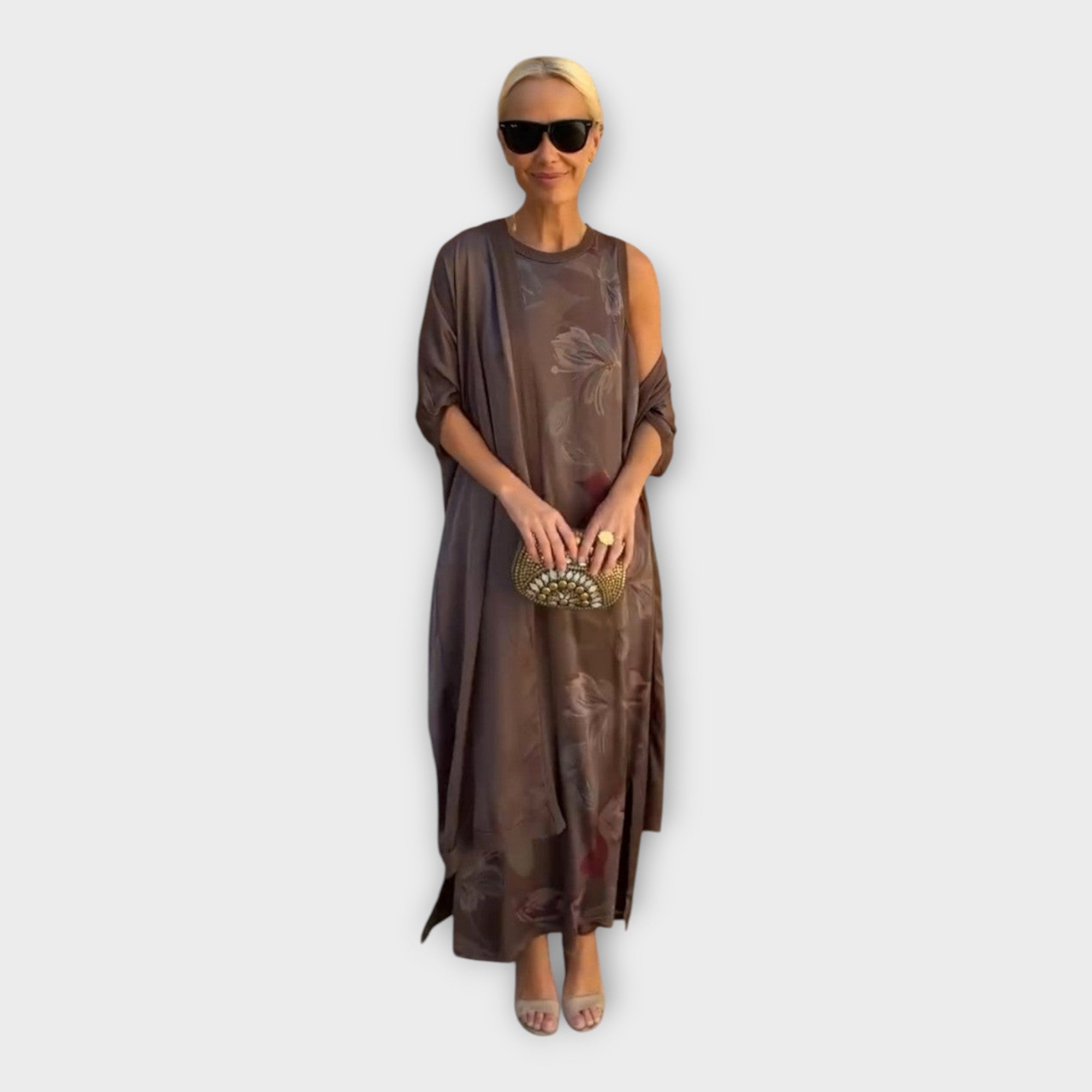 Maxi Dress with Refined Design