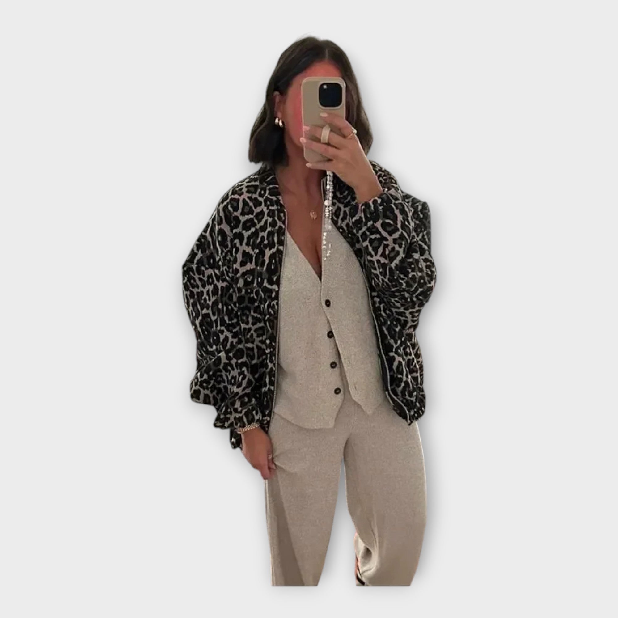 Elegant Blazer with Pattern