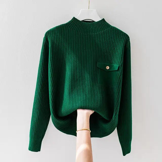 Elegant Knitted Turtleneck