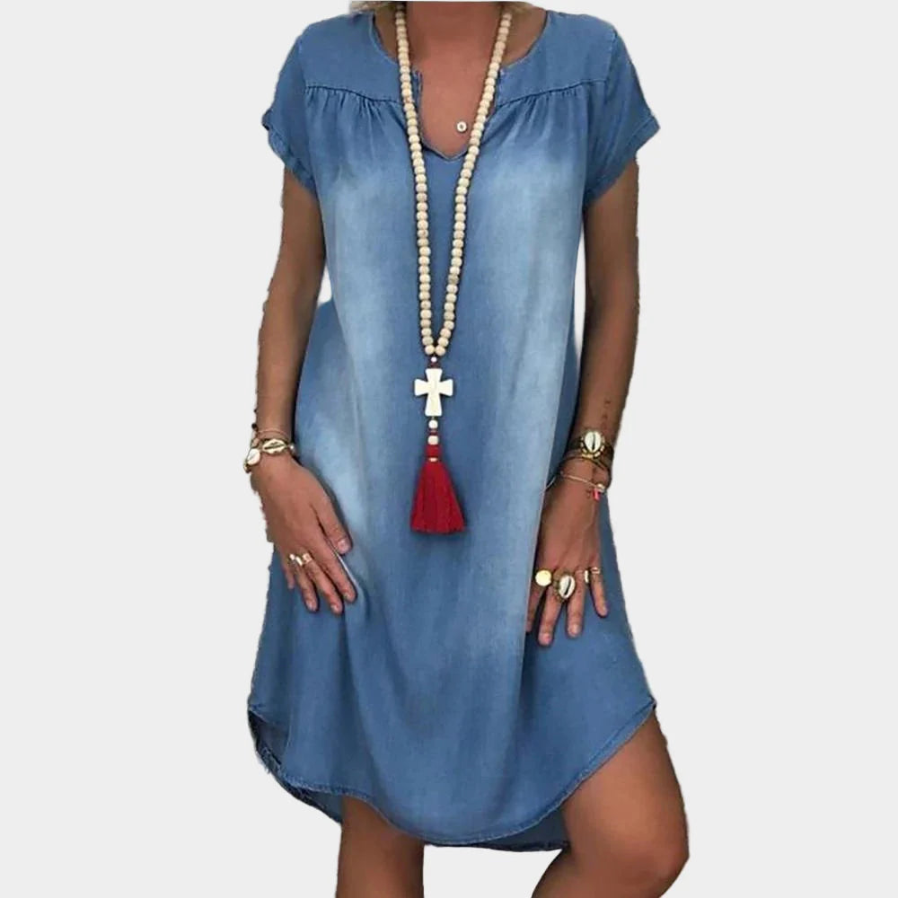 Relaxed Denim Summer Dress