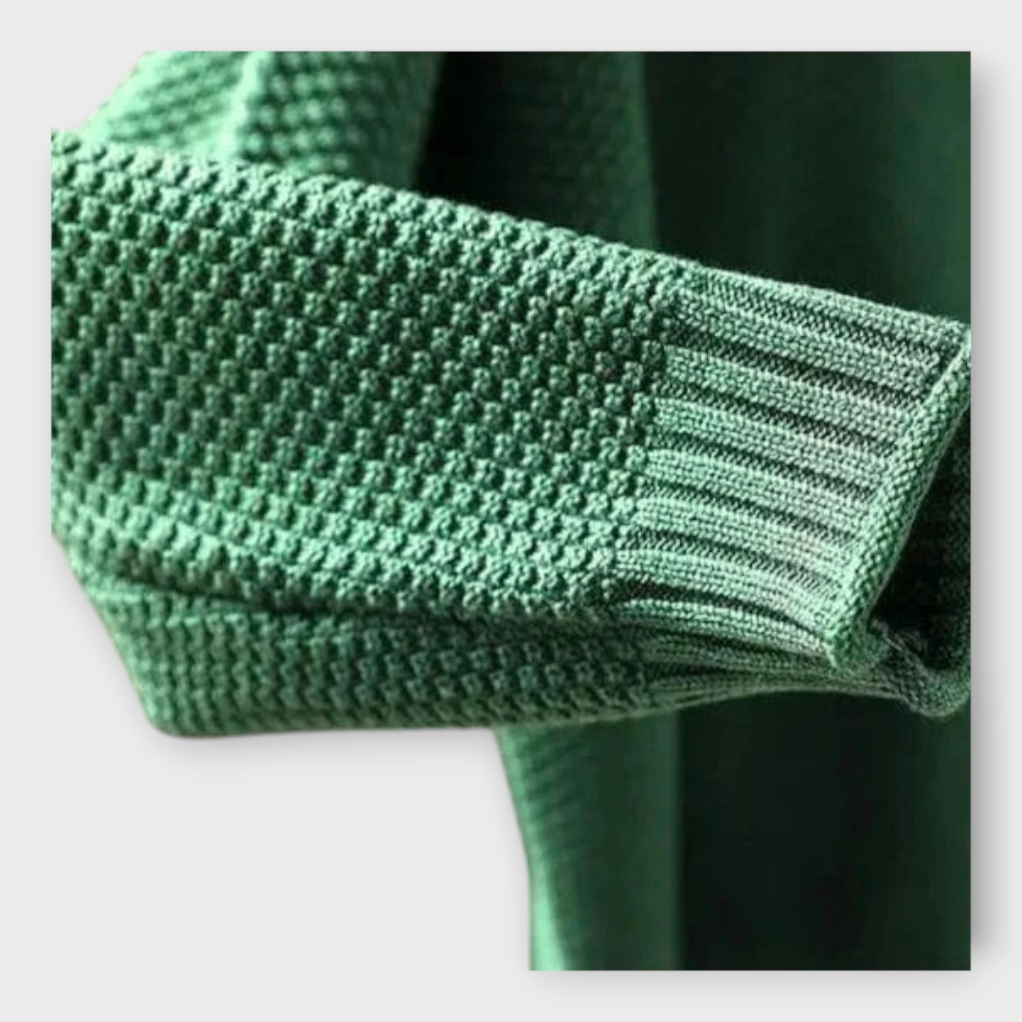 Knit Sweater with High Neck