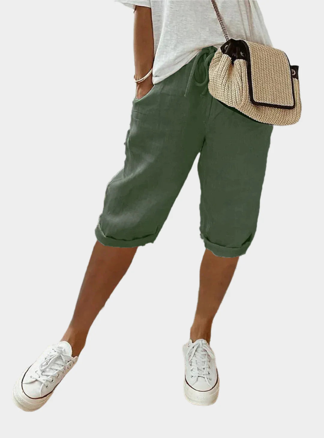 Elegant Women's Linen Trousers