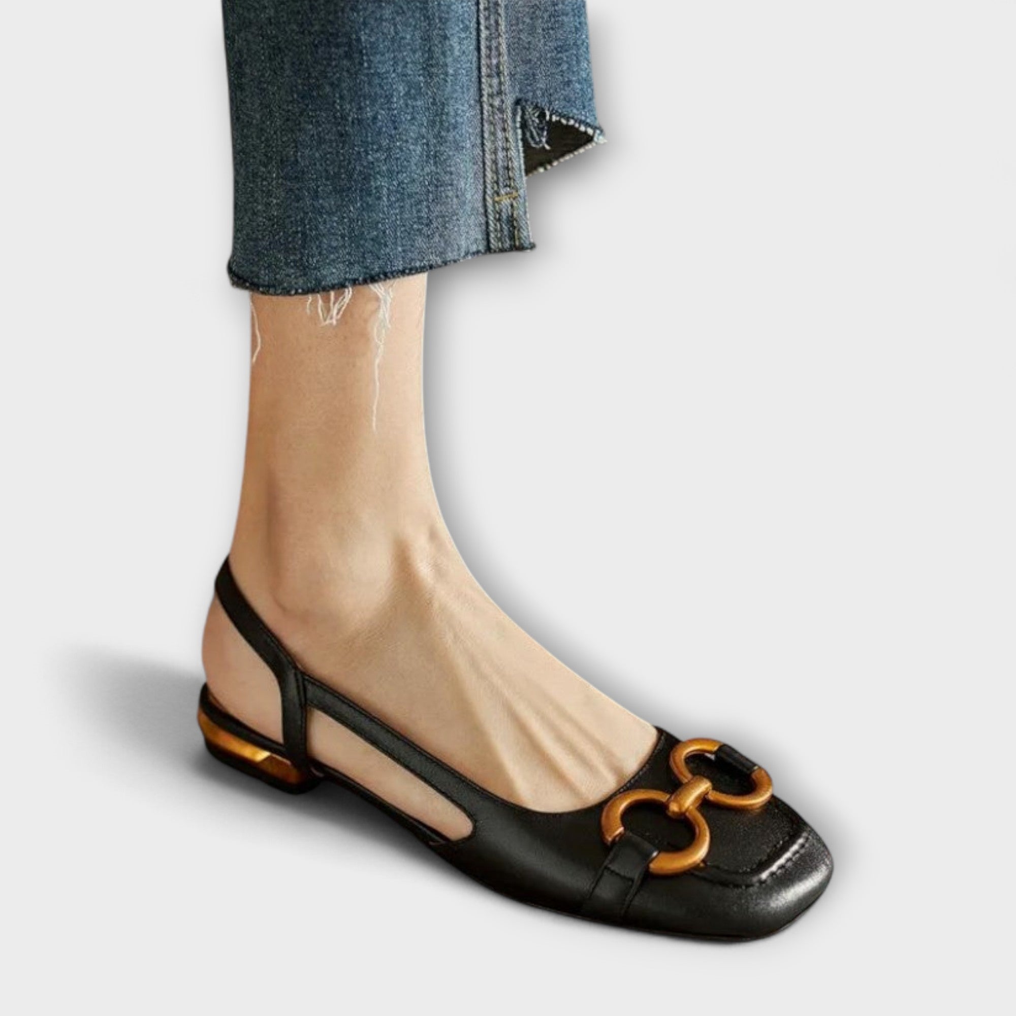 Sandal with Buckle Strap