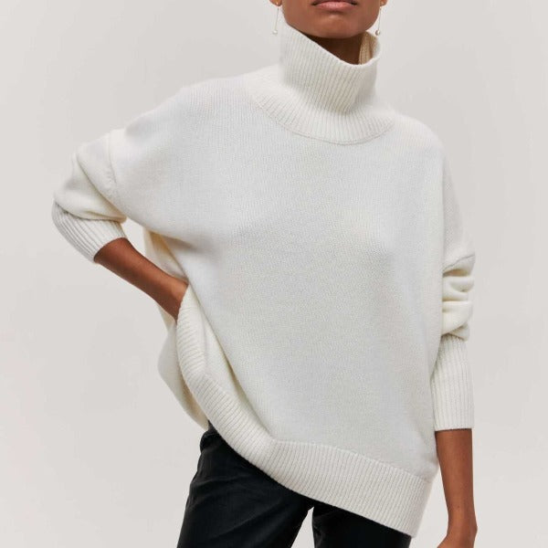 Katrielle - comfortable high-neck sweater