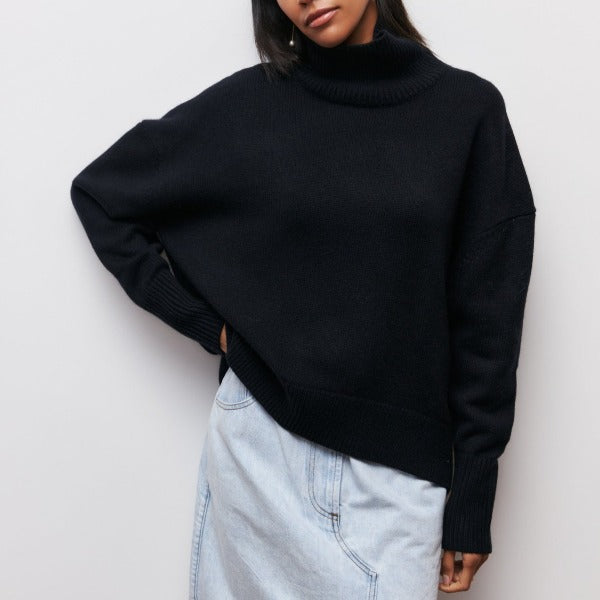 Katrielle - comfortable high-neck sweater