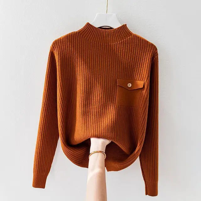 Elegant Knitted Turtleneck