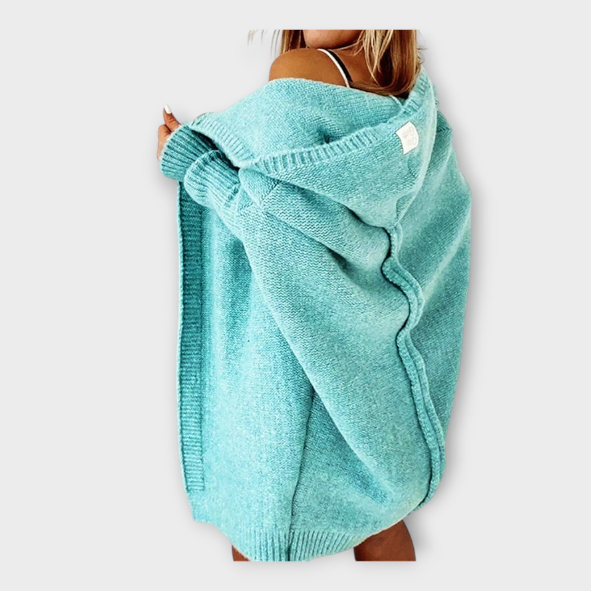 Knitted Hoodie Cardigan