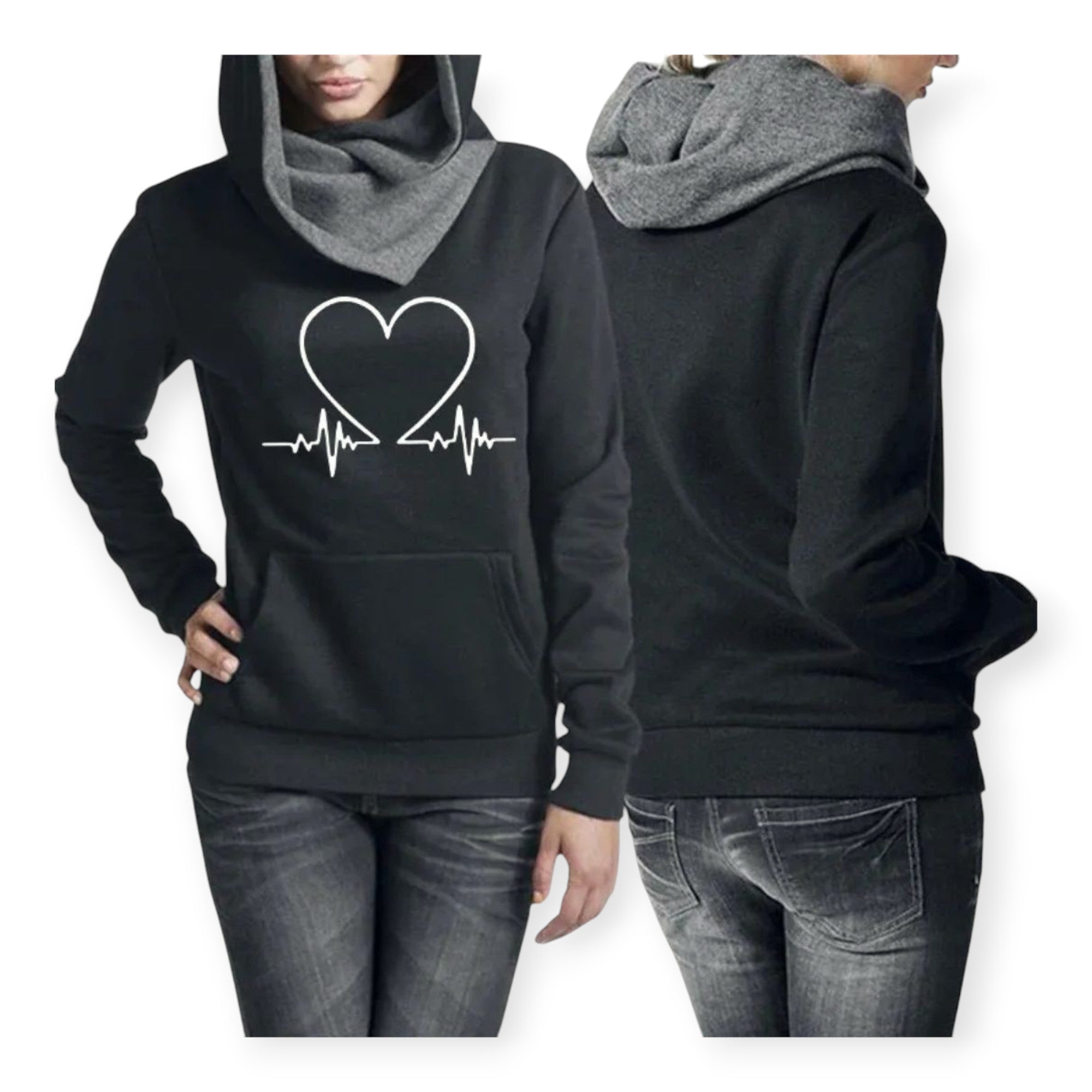 Comfortable hoodie and trousers set with a modern design