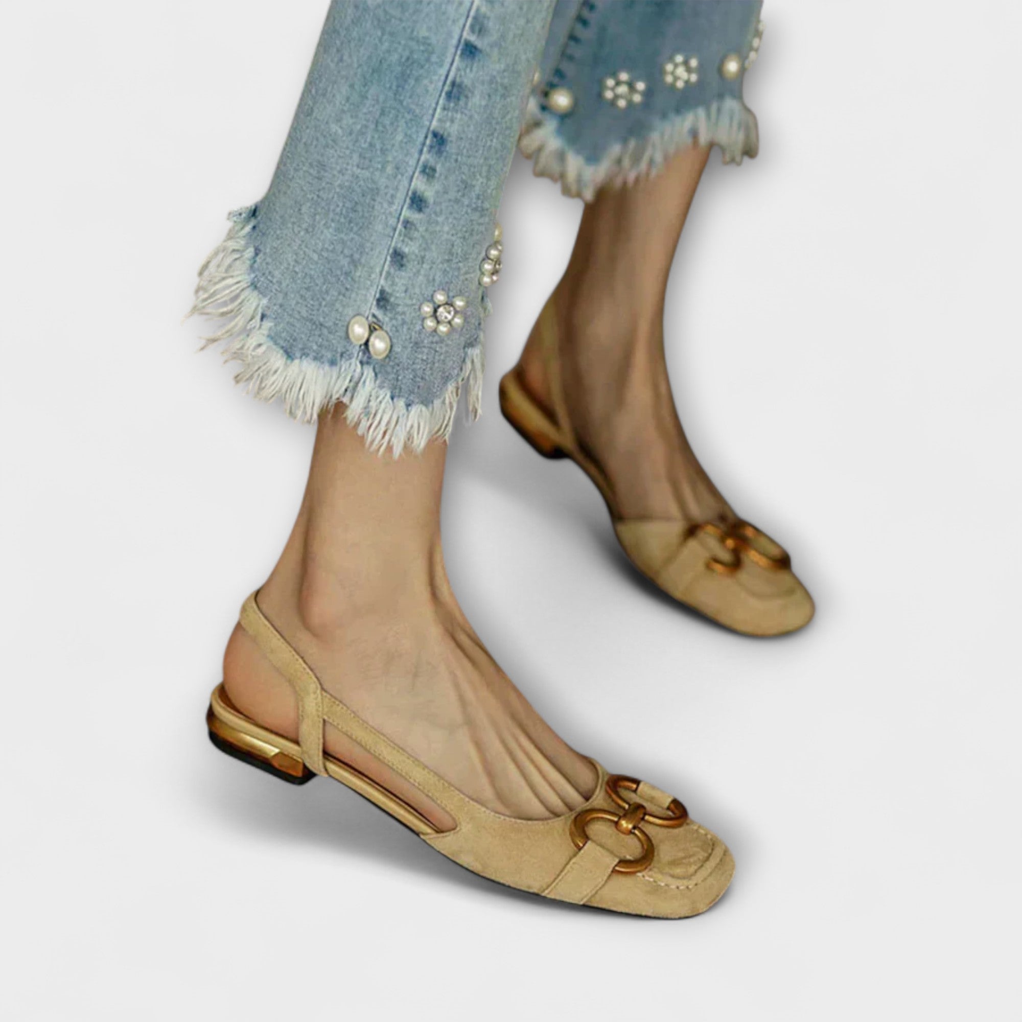 Sandal with Buckle Strap