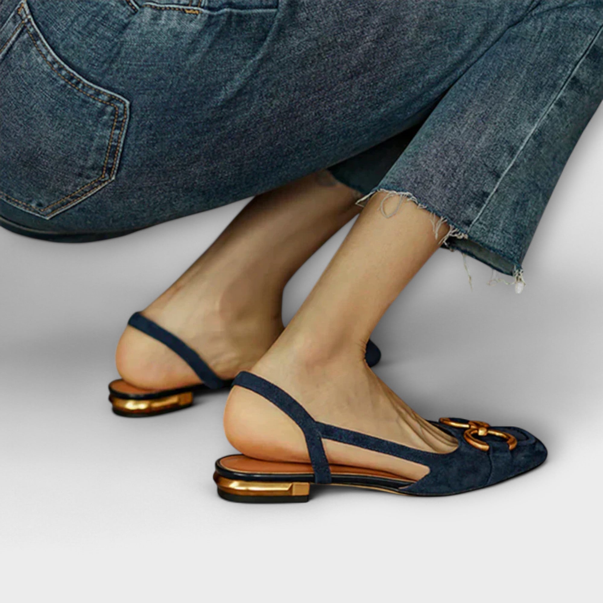 Sandal with Buckle Strap