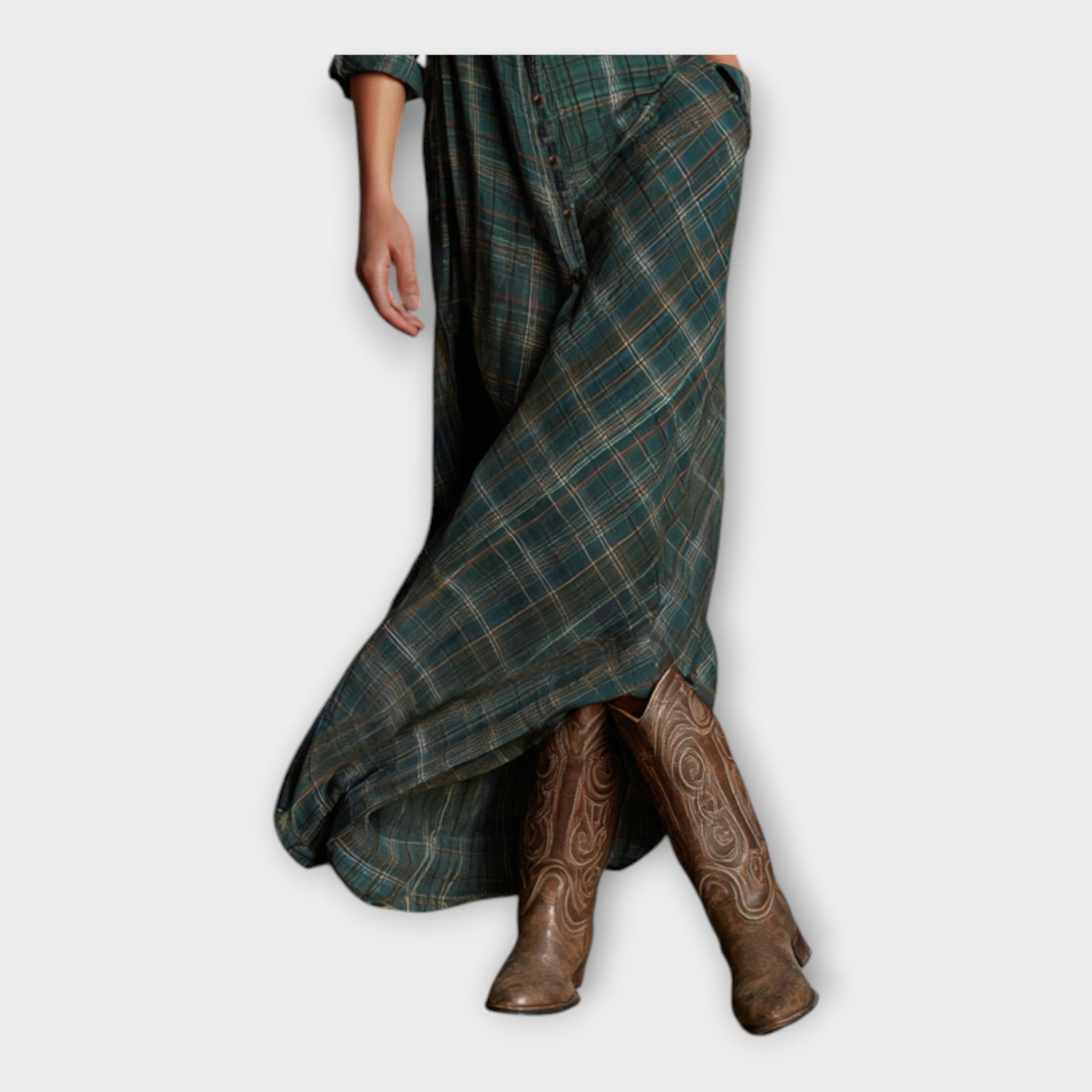 Shirt dress with timeless elegance