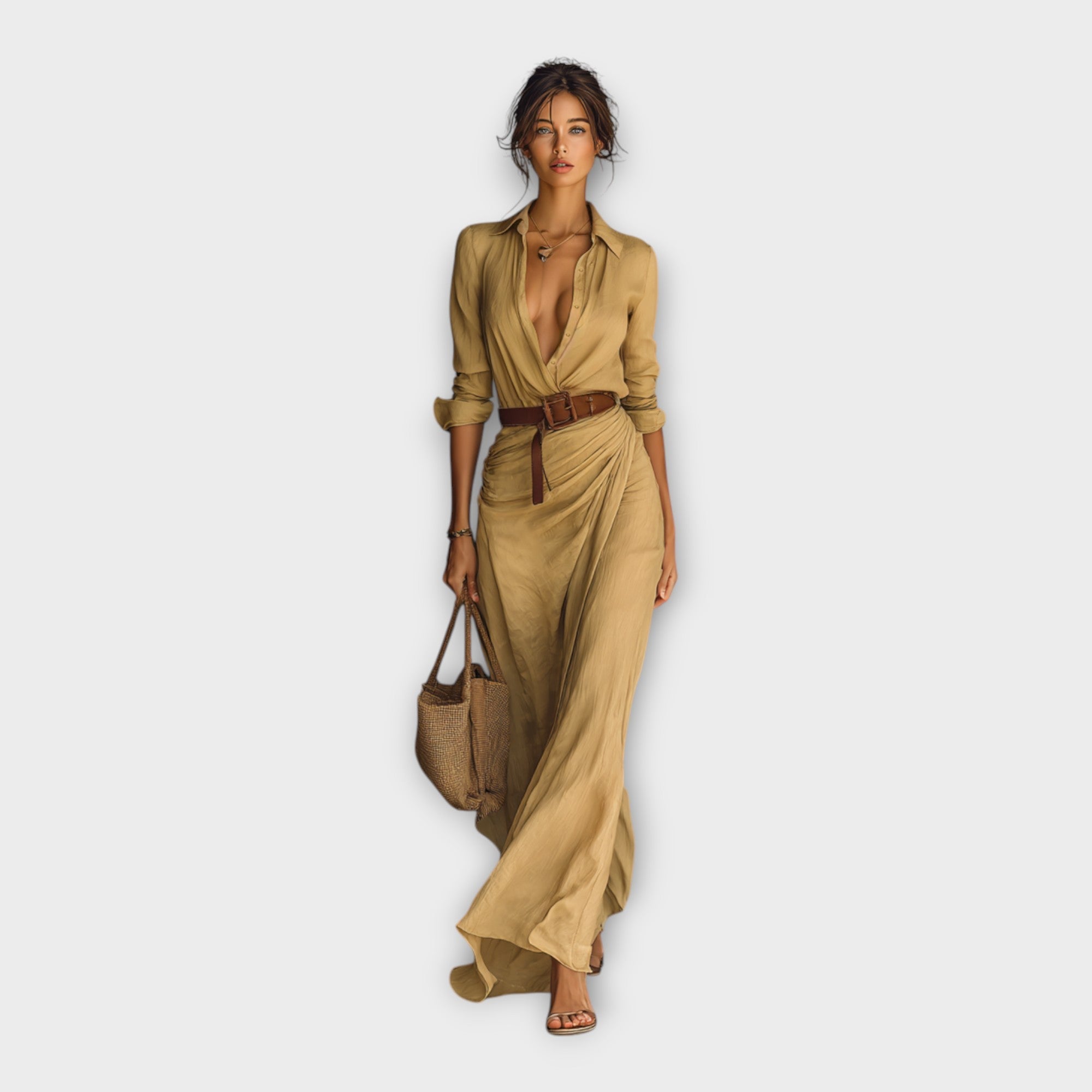 Airy dress with timeless elegance