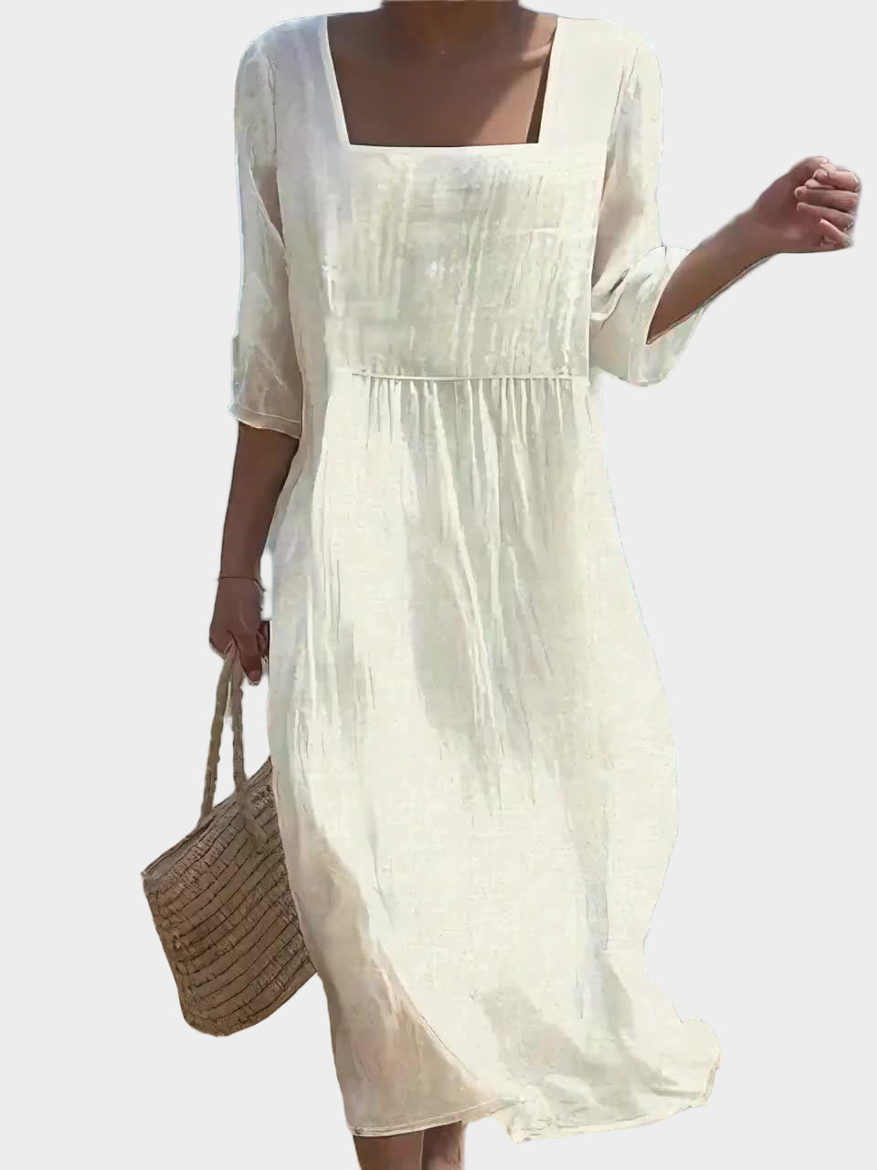 Unofficial Linen Dress with Natural Comfort and Elegant Simplicity