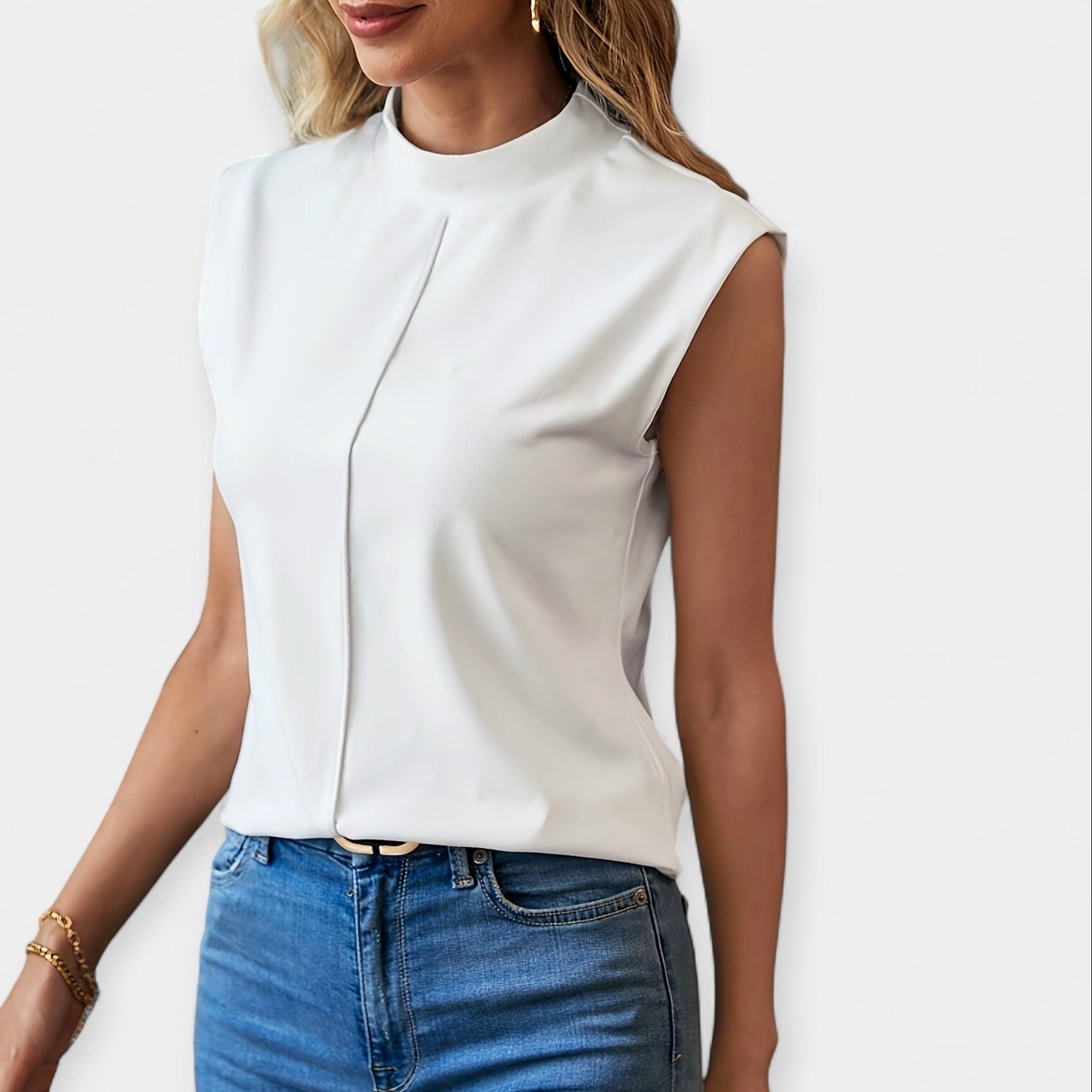 Elegant Sleeveless Top