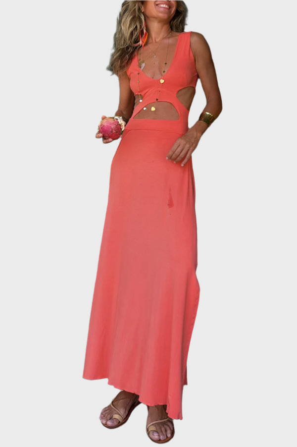 Comfortable Cut-Out Dress
