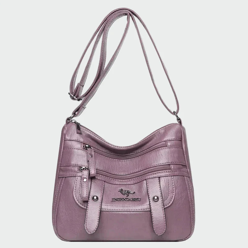 Elegant Leather Hand Luggage