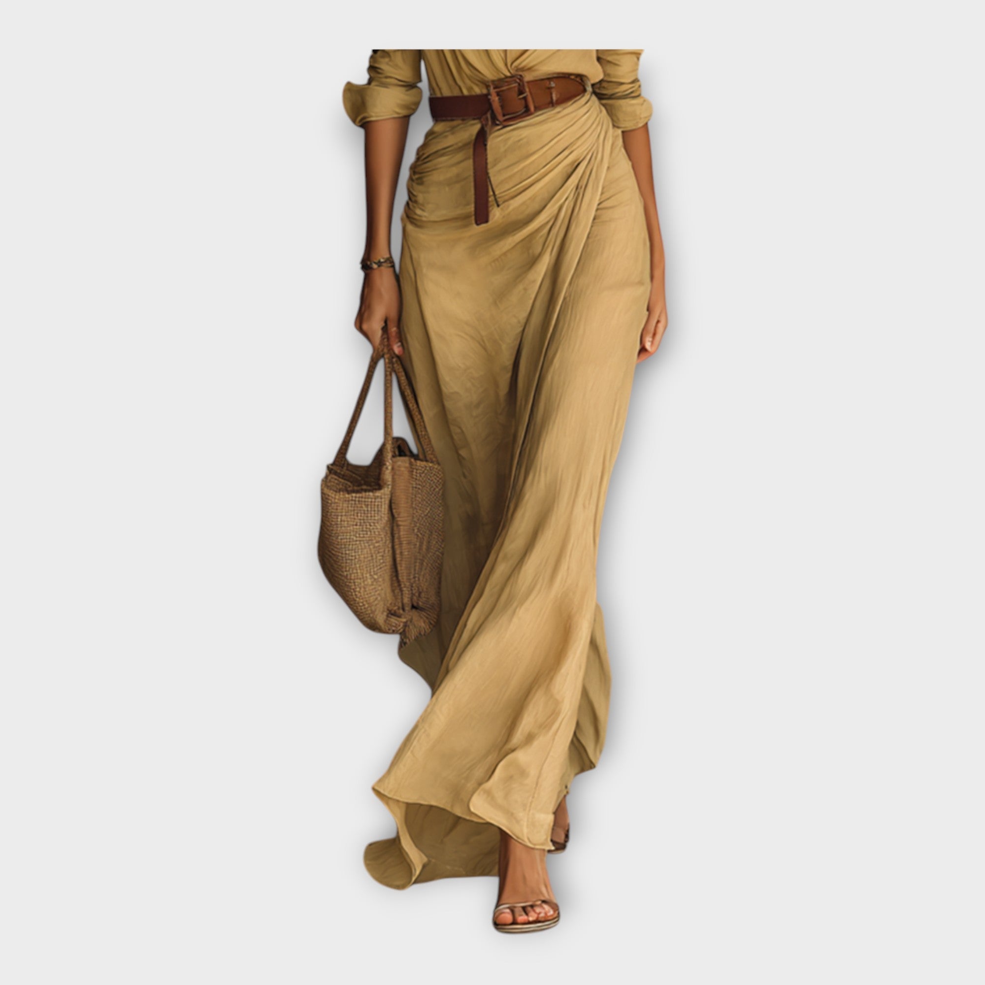 Airy dress with timeless elegance