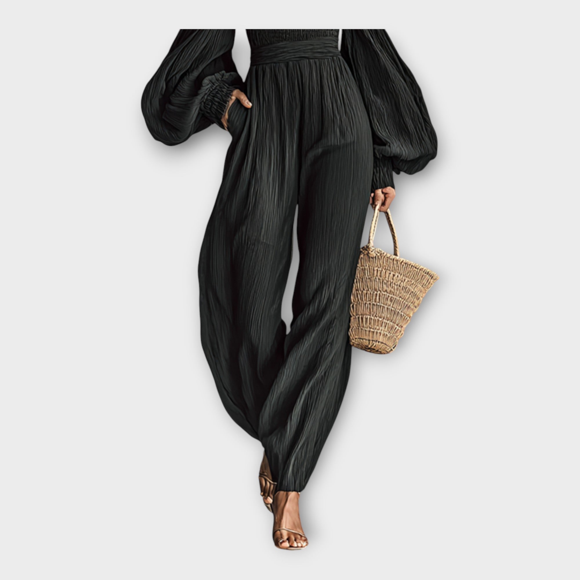 All-in-one jumpsuit with airy elegance