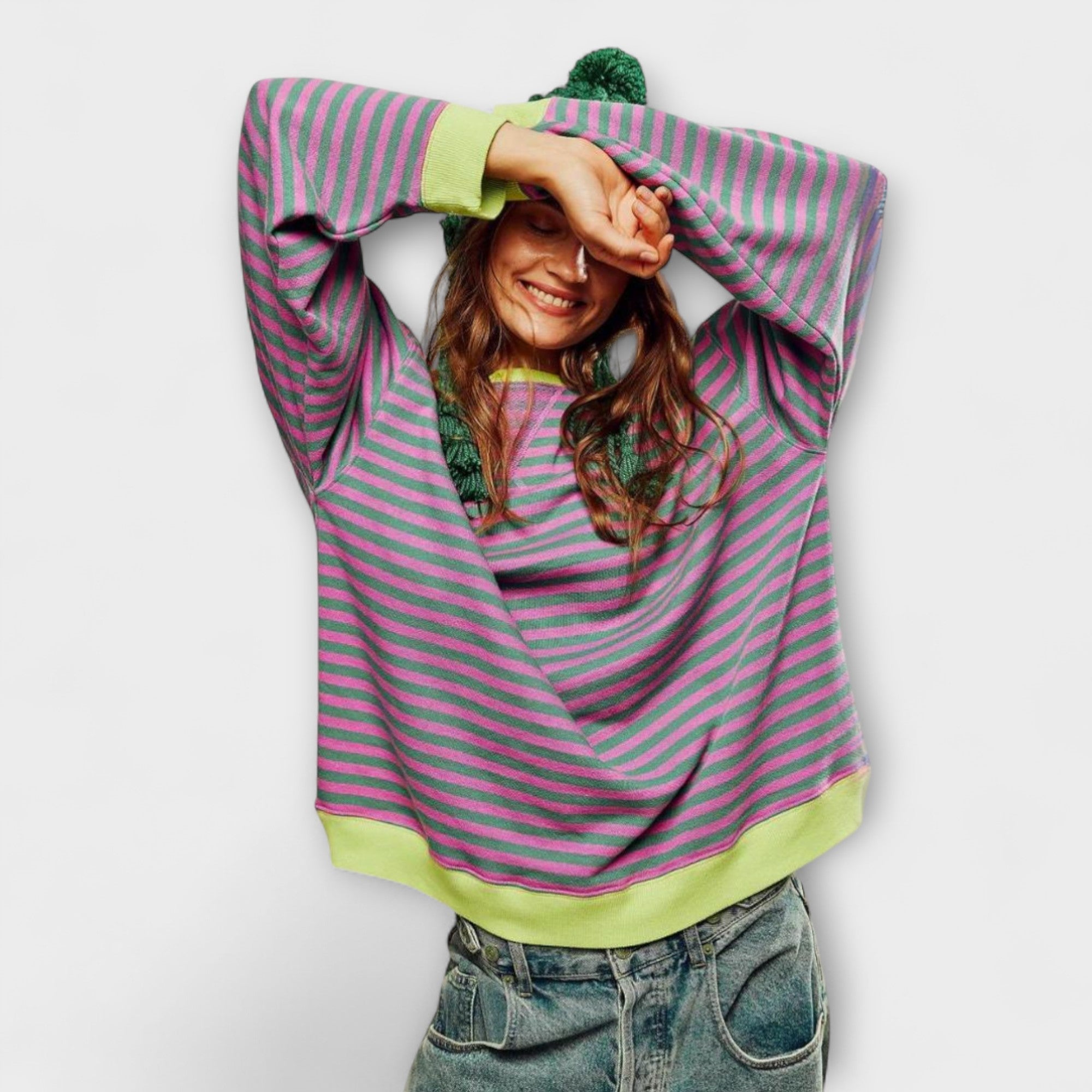 Mary - Striped Oversize Sweater