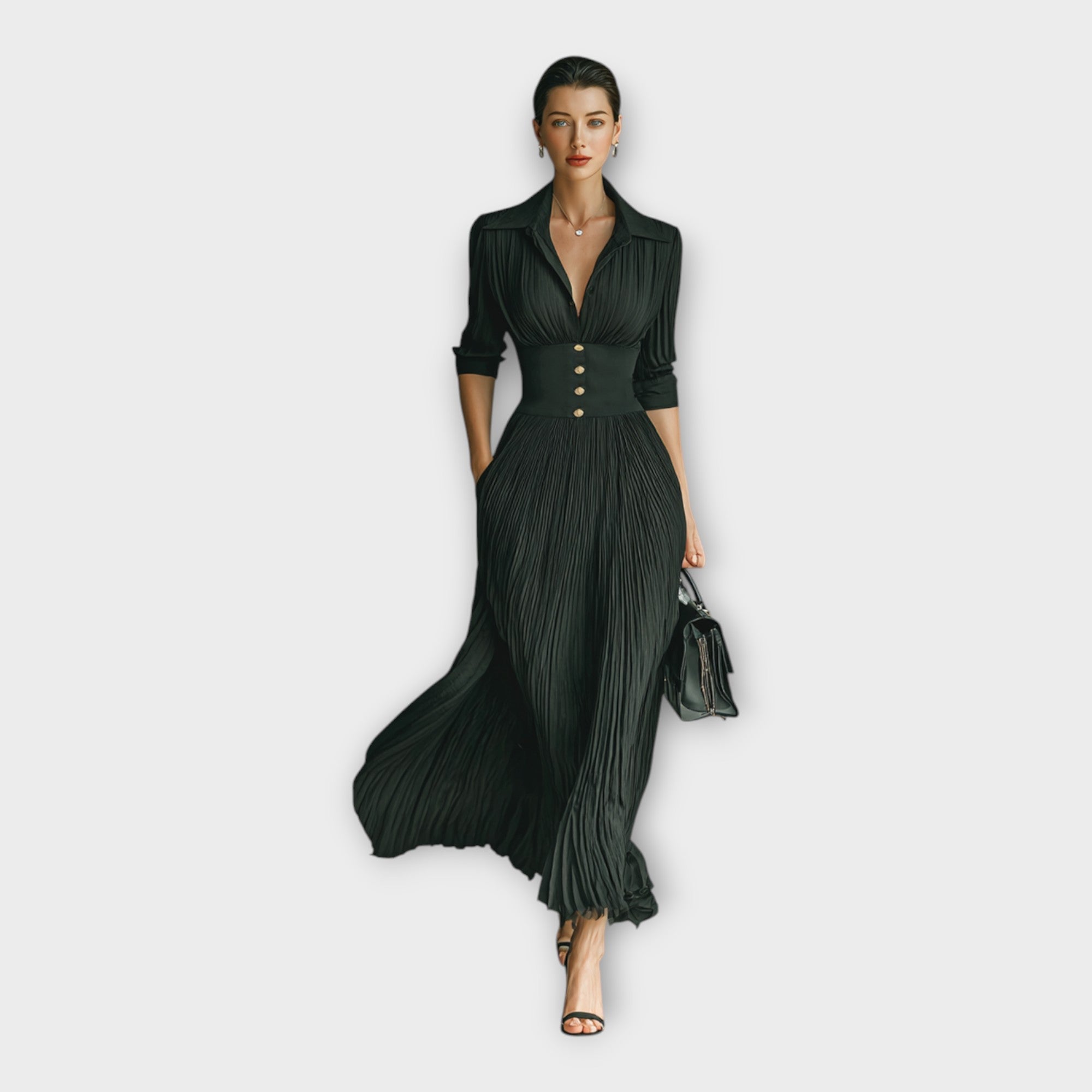 Long dress with refined elegance
